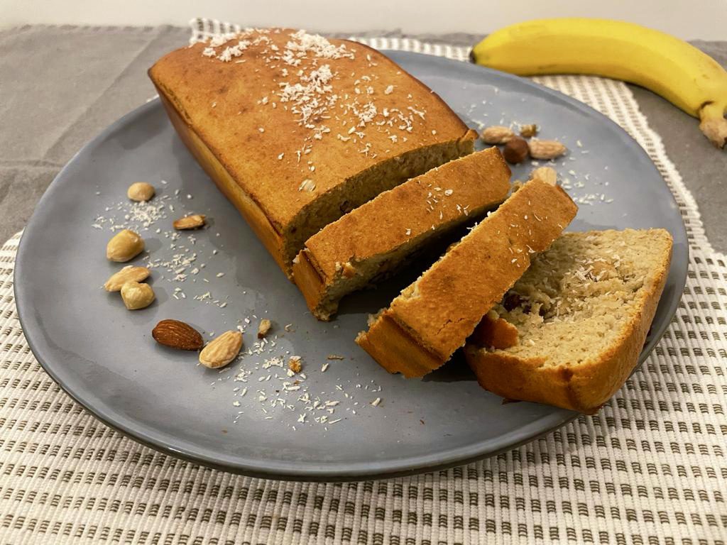 Banaan proteïne cake