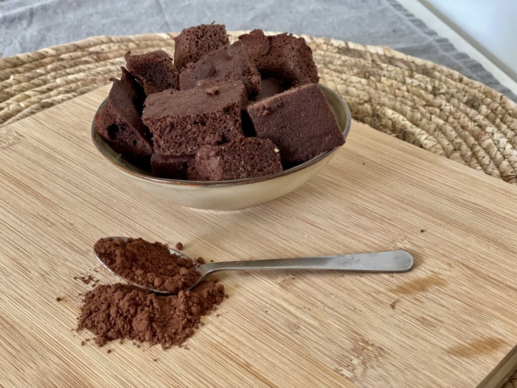 Chocolade proteine cake (no bake)